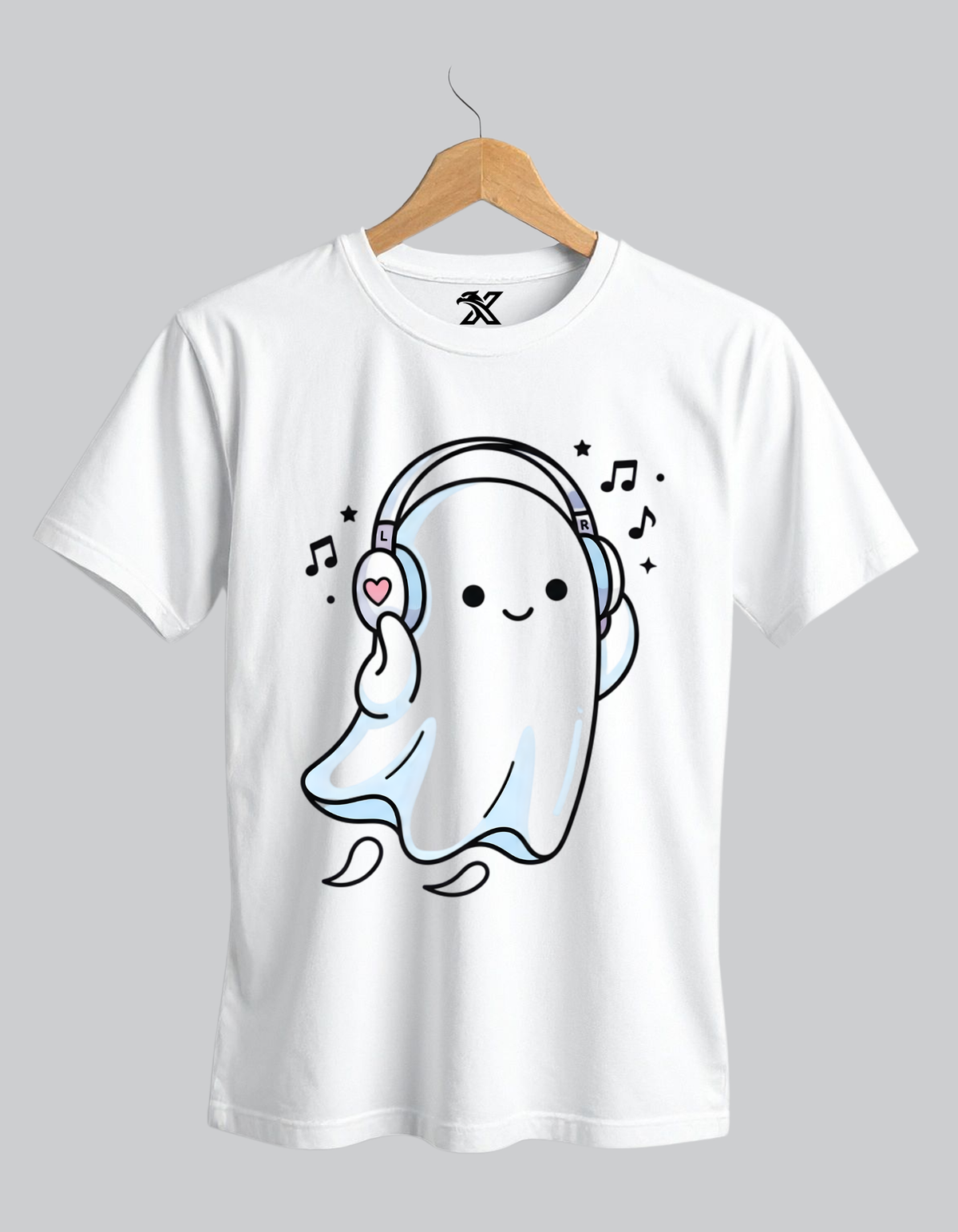 FlyXWear Ghosted by Vibes Ghost Graphic T-Shirt for Men