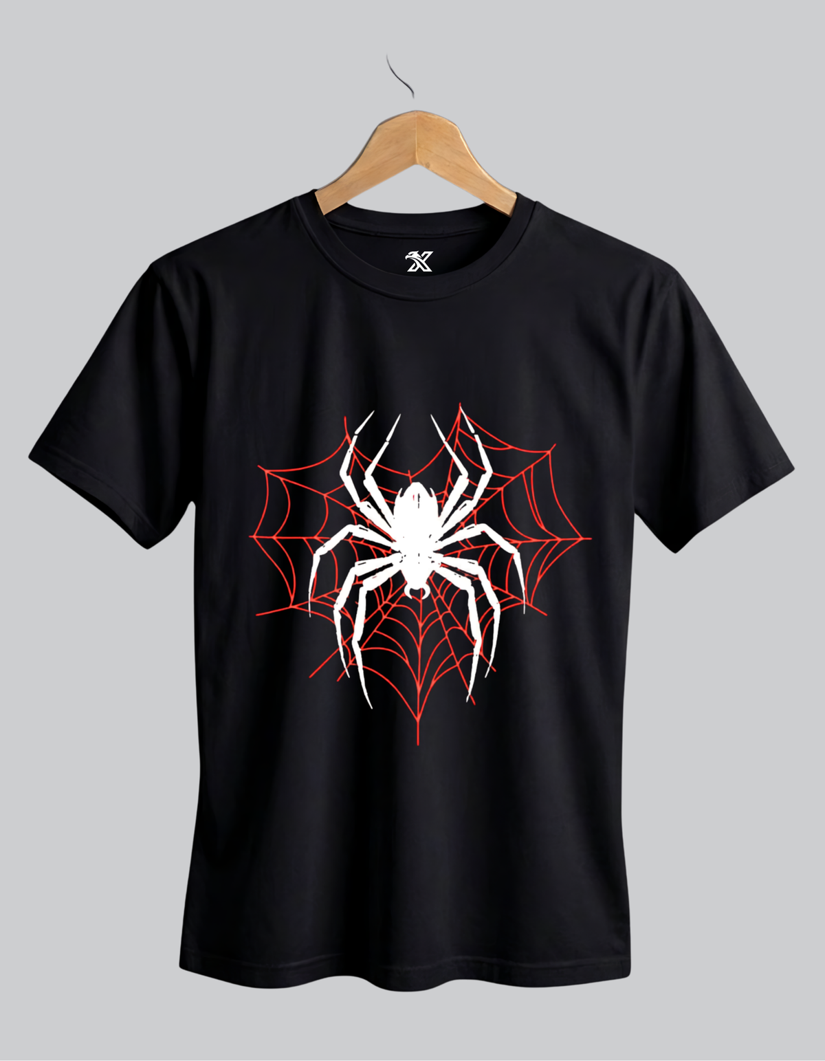 FlyXWear Spider Web Graphic T-Shirt for Men