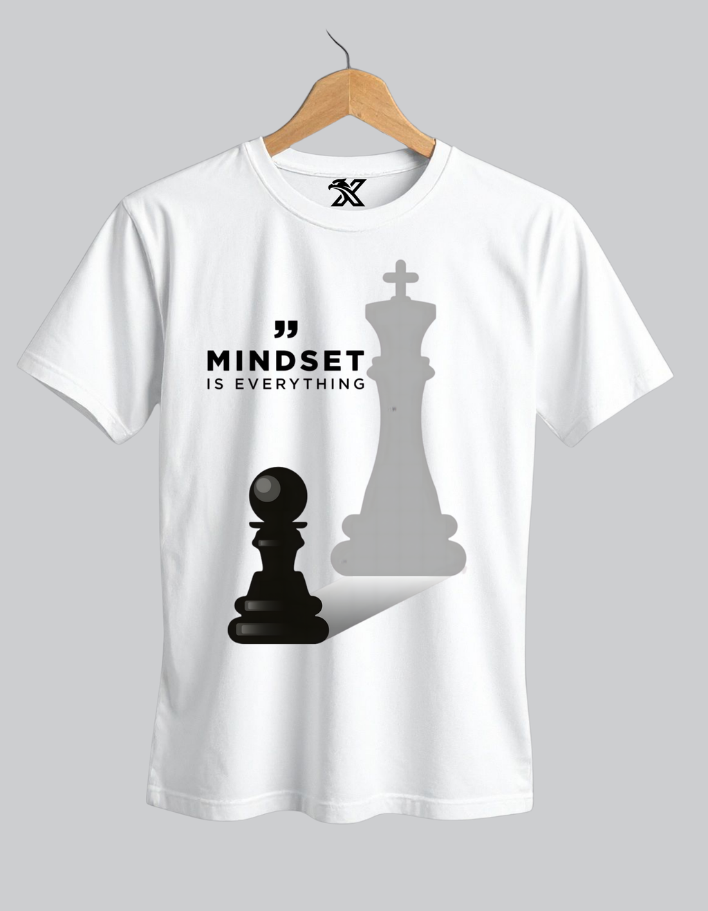 FlyXWear Mindset Is Everything Chess Graphic T-Shirt for Men