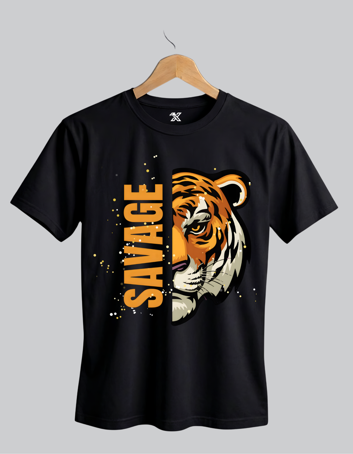 FlyXWear Savage Tiger Graphic T-Shirt for Men
