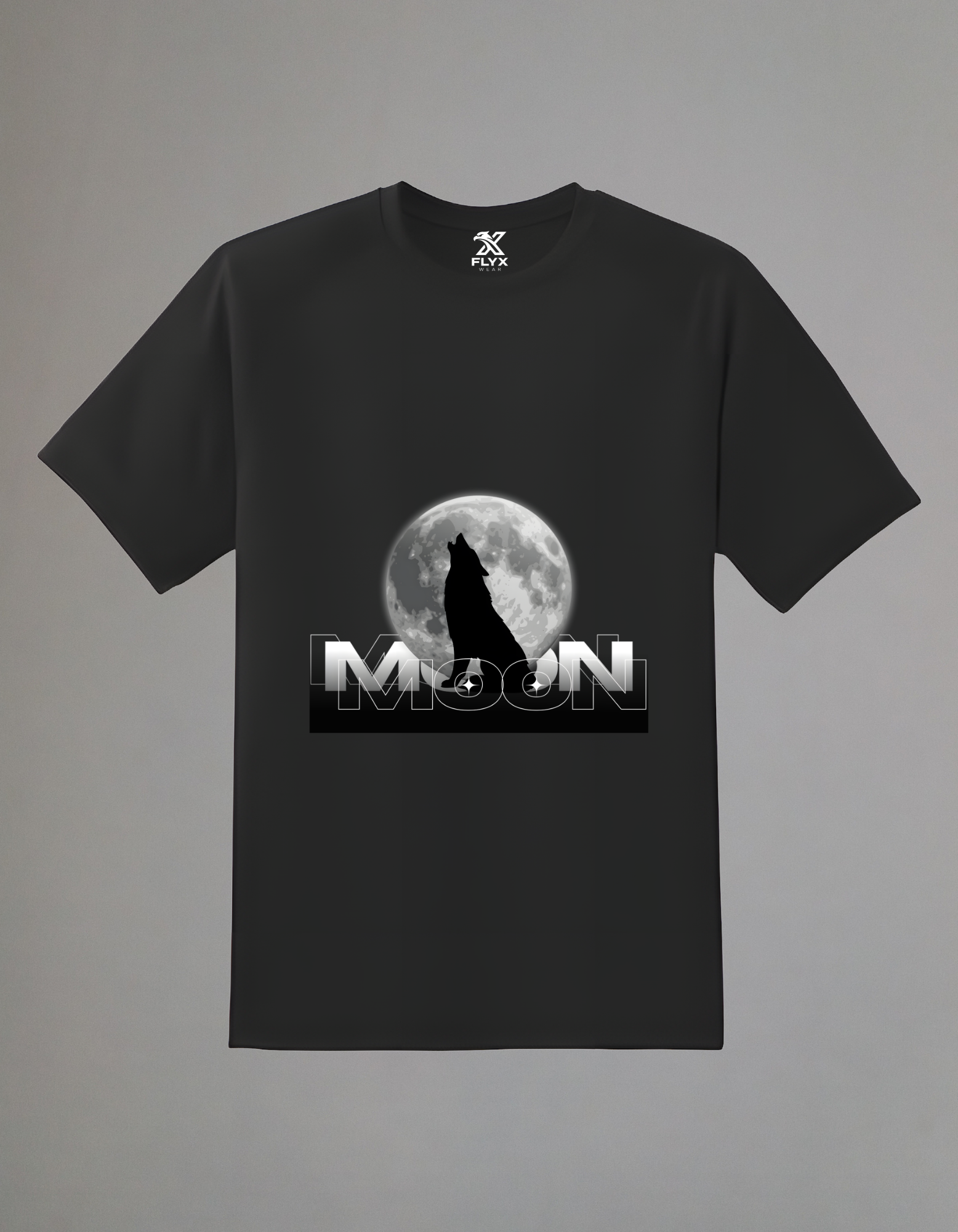 Moon Wolf Graphic Tee - Front